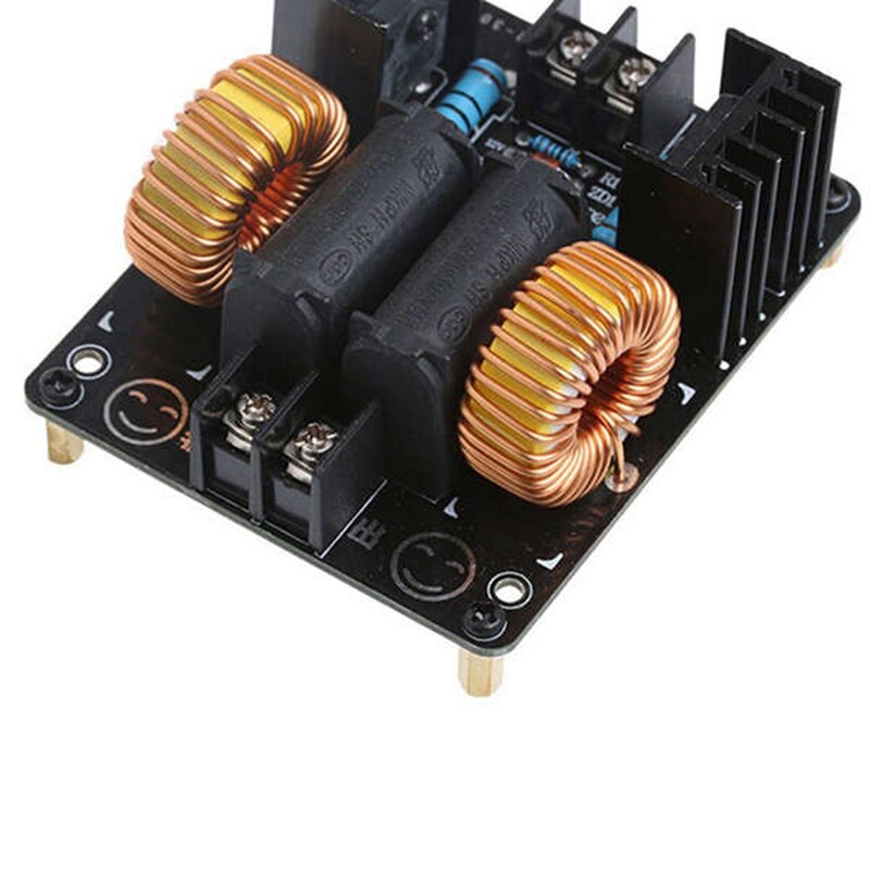 ZVS modul papan Pemanas induksi voltase tinggi, DC12V-30V 1000W, modul Flyback Driver, alat mesin pemanas, modul catu daya