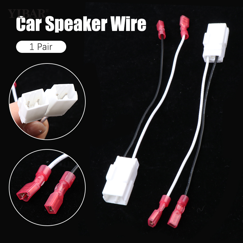 Kabel adaptor mobil, pengeras suara depan mobil 1 pasang, kabel konektor kabel untuk Walter Chrysler RAM