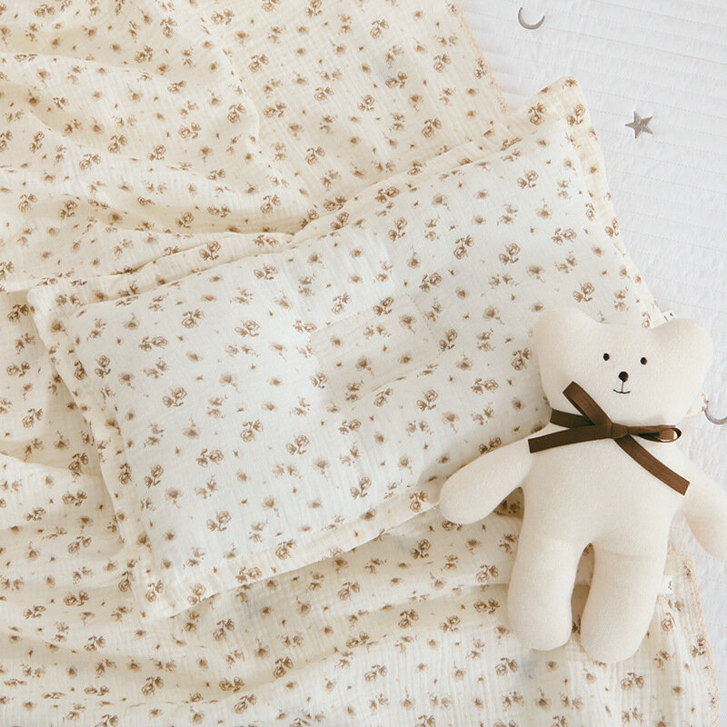 Coperta per bambini in mussola da 150cm coperta per passeggino trapuntata per lettino trapuntata per lettino da letto morbida coperta per passeggino