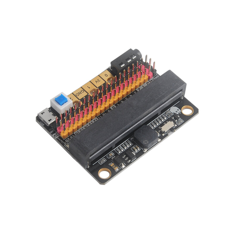 Microbit IOBIT Expansão Board V1.0 V2.0 Horizontal Adapter Board Baseado em micro:bit & Meowbit Suporte Makecode KittenBlock