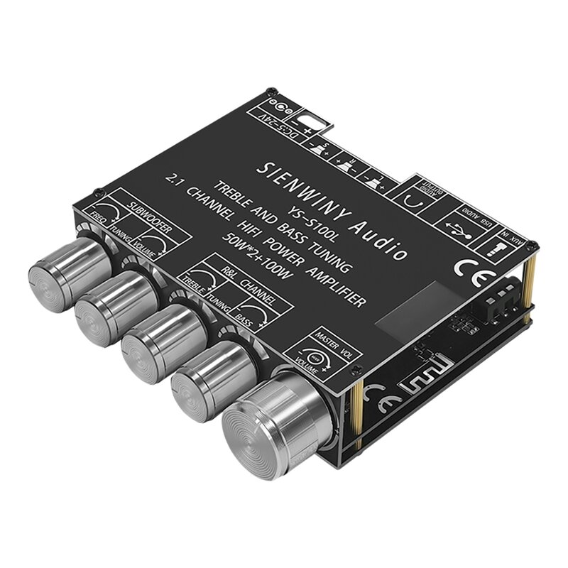 YS-S100L 2.1 Channel Bluetooth Audio Amplifier Board Module 50X2+100W