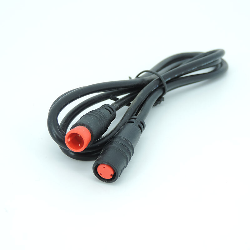2pin sensor de sinal para bicicleta elétrica, impermeável plug conector para cabo de freio scooter cortado
