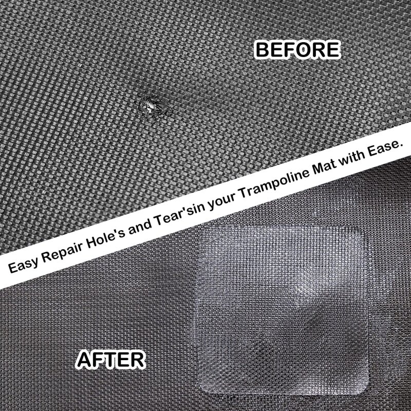 Trampoline Patch Repair Kit Repair Trampoline Mat Tear Hole in a Trampoline Mat