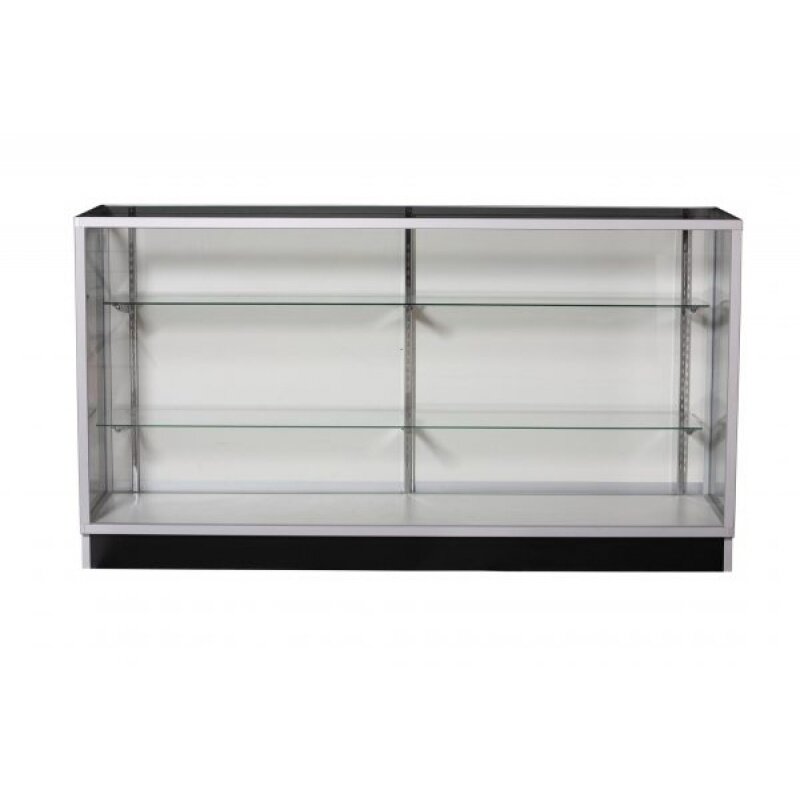 custom，Floor Standing Glass Display Cabinet With Lights For Toy And Models Shelves Showcase