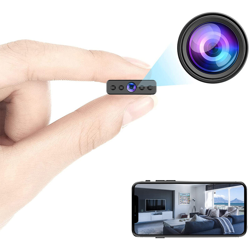 Mini kamera wifi smart home security time mini kamera HD noktowizor 1080P aparat cyfrowy zdalne wykrywanie ruchu cont