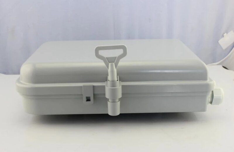 Caja de empalme de fibra óptica con adaptador y Coleta, 16 núcleos, FTTH, terminal de fibra óptica para exteriores