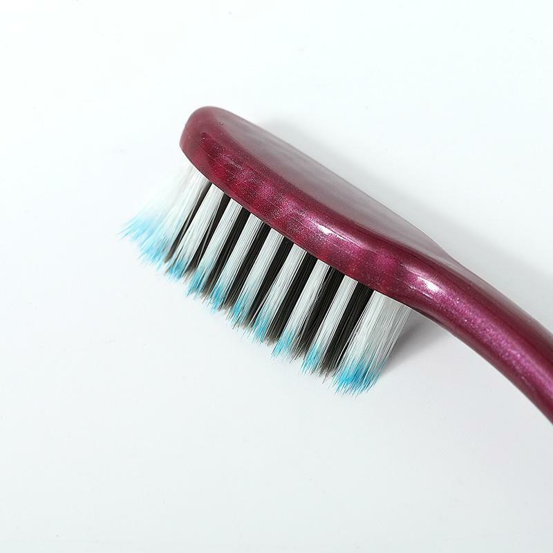 Sikat gigi lembut, sikat gigi Manual perjalanan lembut untuk gigi sensitif, sikat gigi bersih Flossing portabel