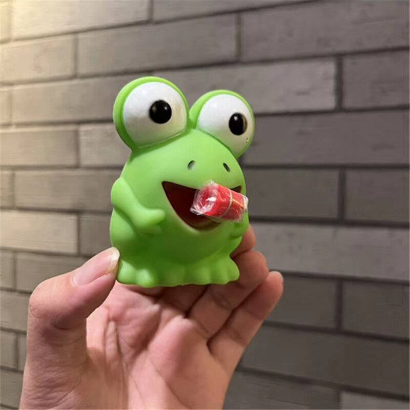 Criativo Descompressão Fidget Brinquedos para Crianças, Pinch Frog, Dinossauro Sticking Tongue Out, Alivie Stress Toy, Presentes de Natal para Crianças