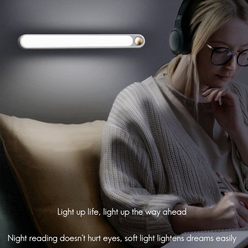 JFBL gorące oświetlenie do szafy LED, oświetlenie podszafkowe, akumulatorowa lampa LED światło nocne, z czujnikiem ruchu idealne do szafy, szafki, kuchni