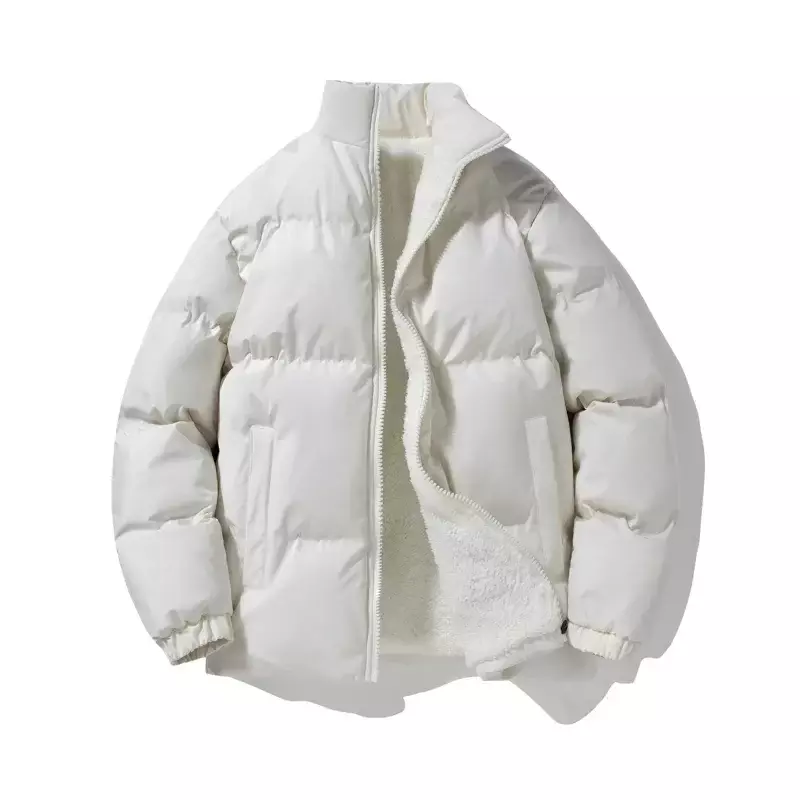 Giacca invernale da uomo parka sciolto addensare in pile caldo Mens parka colletto alla coreana moda giacca maschile Streetwear Large Size Big 8XL