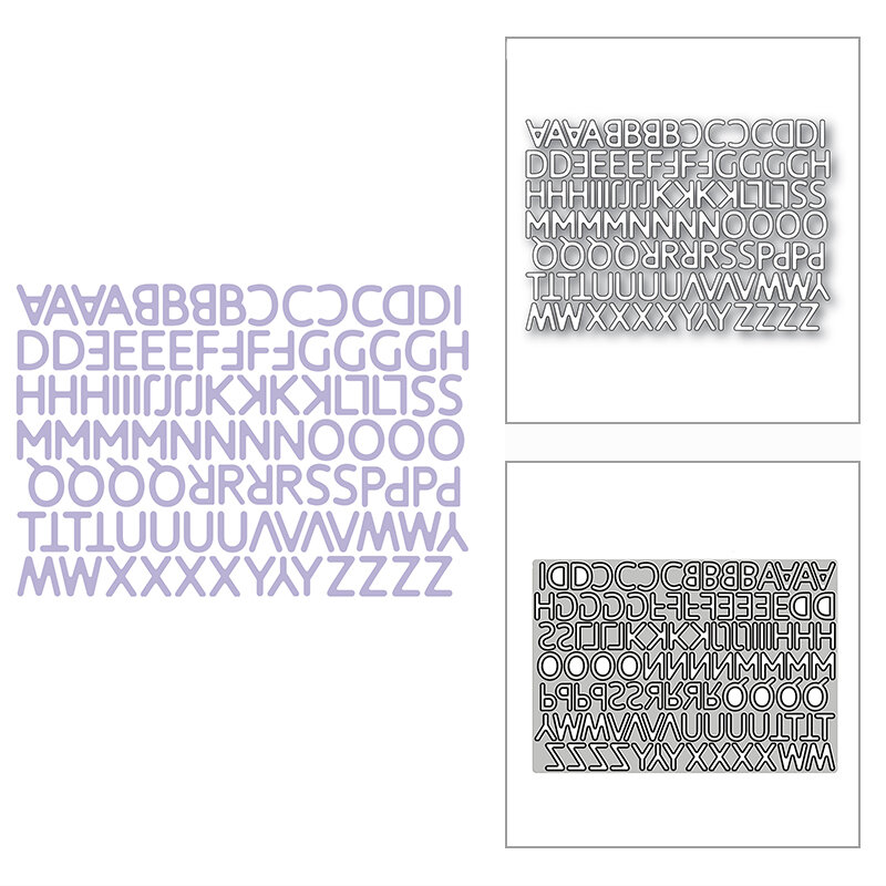 Новые верхние искусственные алфавиты 2023, металлические Вырубные штампы для рукоделия, скрапбукинга и изготовления карт, декоративное тиснение, ремесло без штампов