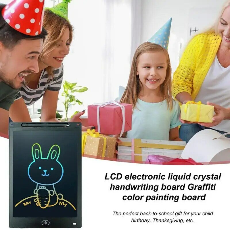 Tablette d'écriture LCD effaçable pour enfants d'âge alth, planche à dessin créative pour chambre à coucher