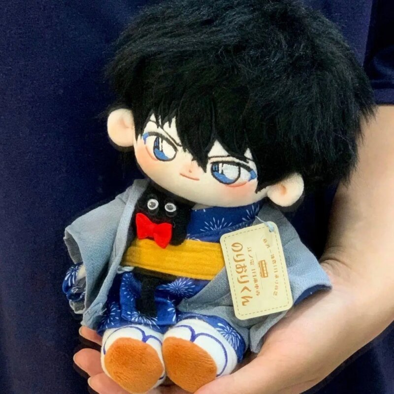 Anime Detektiv Conan Kaitou Kiddo 20cm Plüsch puppen Spielzeug nackte Puppe Plüsch Cosplay 6247 Kinder Geschenk
