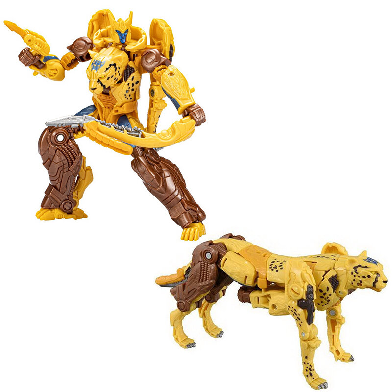 Hasbro-figura de acción Original de Transformers Rise of the Beasts, modelo de guetor Deluxe, juguete de pasatiempo, regalos de Robot, 14cm, en Stock