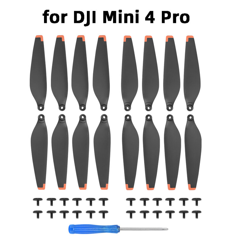 DJI MINI 4 PRO 6030F 용 교체 프로펠러, 블레이드 라이트 무게추 윙 팬 드론 예비 부품 액세서리, 4 쌍