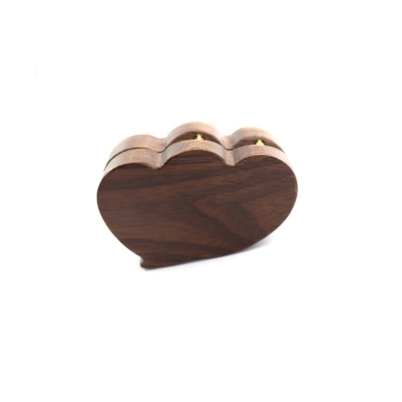 صندوق خاتم الخطوبة الخشبي للاقتراح صندوق خاتم خشبي حامل الخاتم
