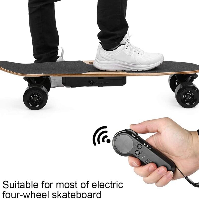 2,4 Ghz Elektrische Skateboard Fernbedienung, Universal Elektrische Vier Rad Skateboard Fernbedienung Ersatz Für Elektrische Skateboards