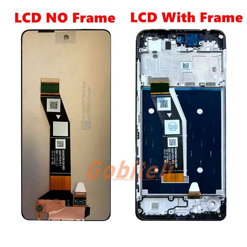 For Motorola Moto G04 G24 G34 LCD Display Touch Panel Digitizer Assembly Screen Replacement For Moto G34 LCD With Frame