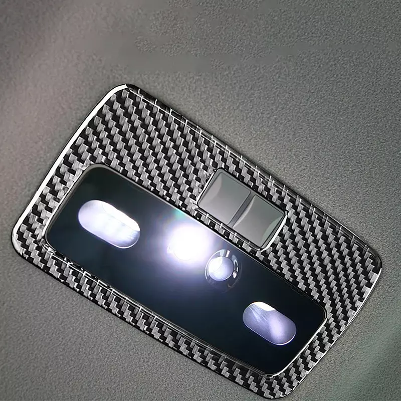 Autocollant décoratif en Fiber de carbone pour Lexus GS 2006 – 2011, accessoires de voiture, lumière de lecture pour siège arrière, cadre, couvercle de panneau