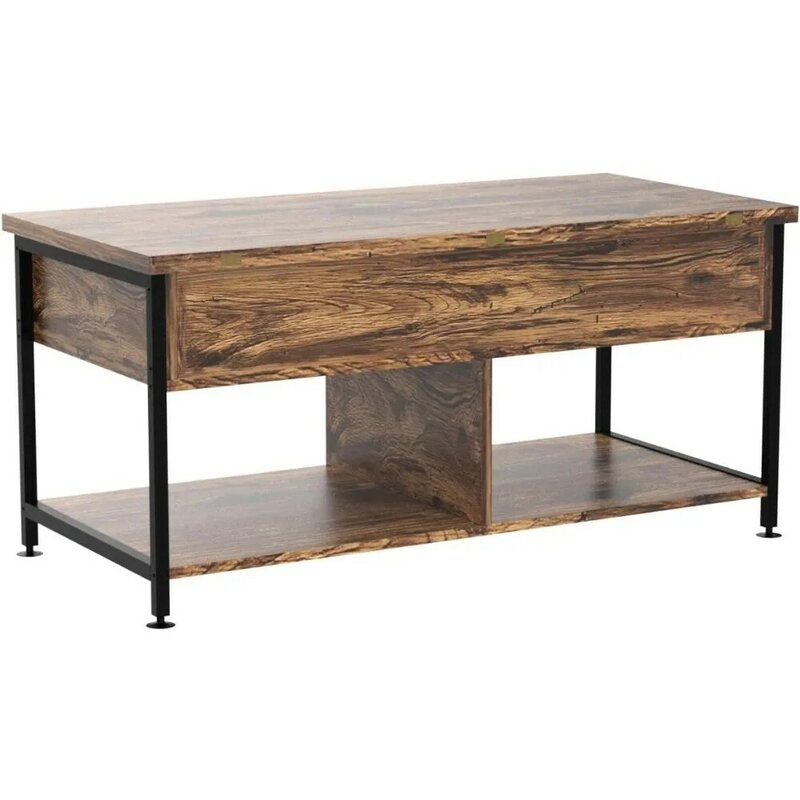 โต๊ะกาแฟแบบ4 in 1, โต๊ะกาแฟอเนกประสงค์พร้อมช่องซ่อนโต๊ะทานอาหารโต๊ะยกแบบทันสมัย
