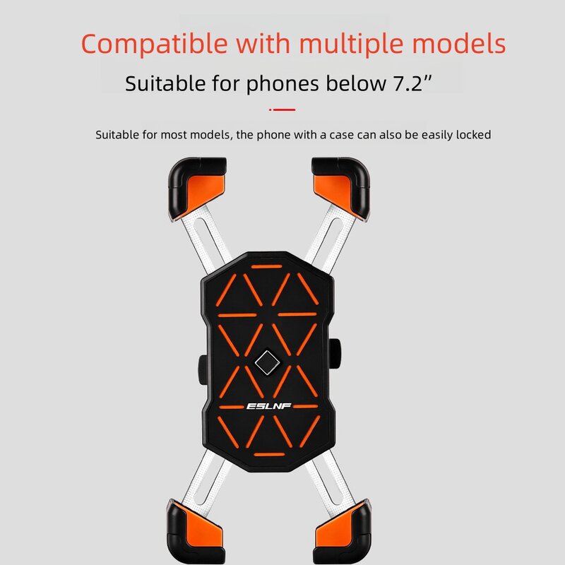 Вращающийся на 360 ° держатель для телефона на электровелосипед для iPhone Xiaomi, подставка-кронштейн для езды на горном велосипеде, мотоцикле, нескользящий
