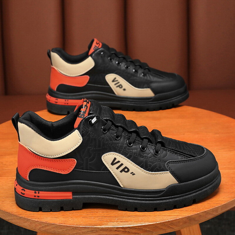 2024 New Shoes for Men Comfortable Lace Up Flat Men's Casual Shoes Outdoor Male Sneakers Fashion Sport Vulcanized Men Shoes 운동화