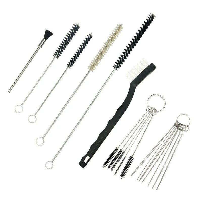 21pcs Spray Gun Cleaning Kits Pen Cleaning Brush Needles Air Brushes Hardware Spray Guns Cleaning Tools