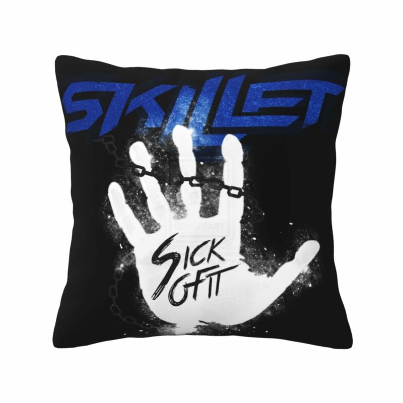 Skillet-Band Rock lembut nyaman sarung bantal handrock desain terbaik Amp Oq Skillet Band Logo Amp Gs _ Lcp