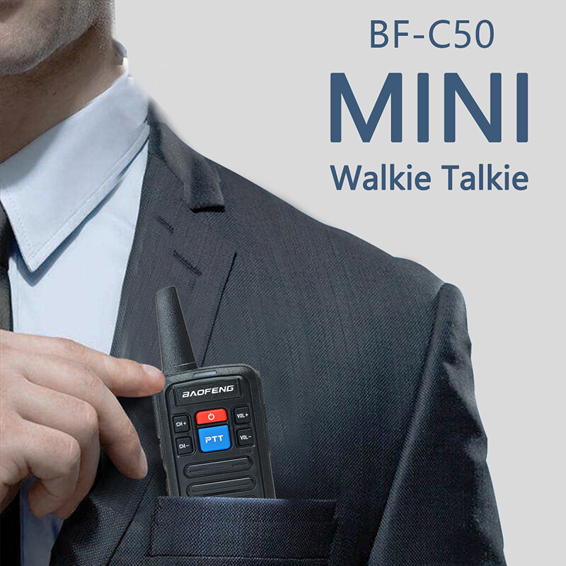BF C50 walkie talkie Ham stacje radiowe 99 kanałowy radiotelefon baofeng przenośny dwukierunkowy radiotelefon walkie-talkie transceiver