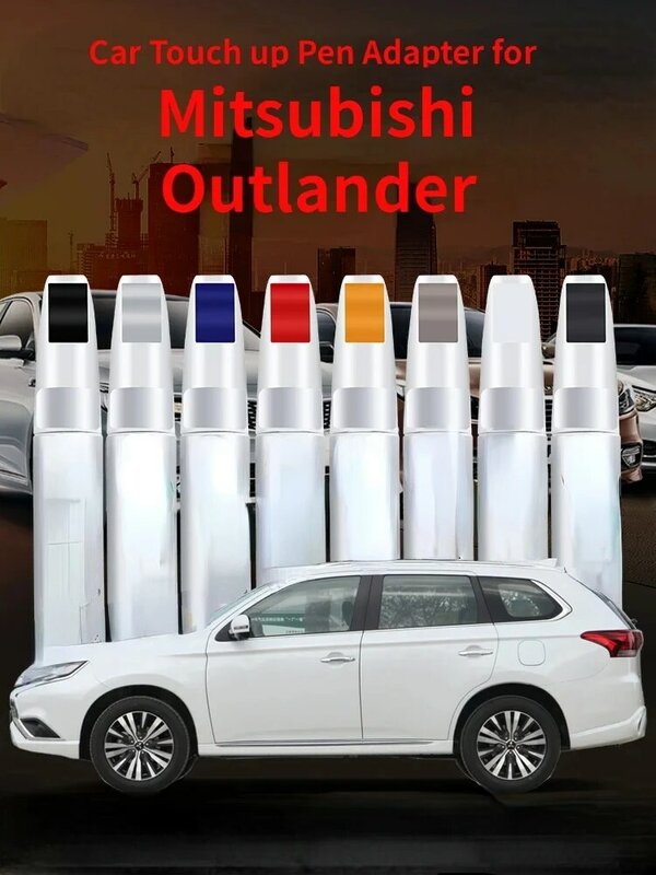 Adaptador de bolígrafo de retoque para coche Mitsubishi Outlander, fijador de pintura blanco perla, todos los productos especiales, W13