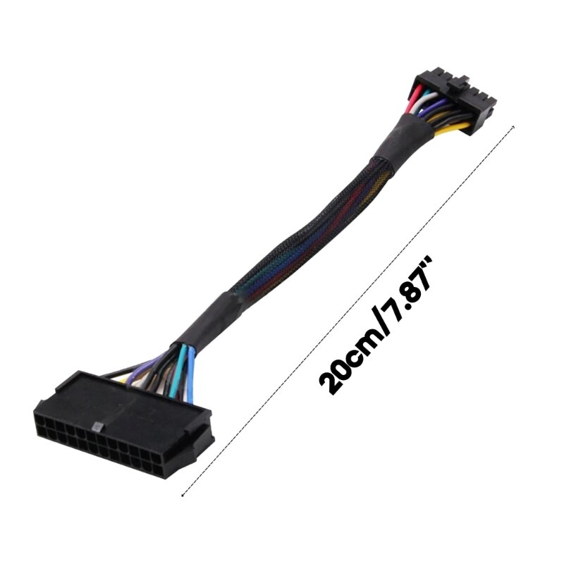 Kabel adaptera zasilacza ATX PSU do płyt głównych, 7,87" 24-pinowy do 14-pinowego, 18AWG Dropship