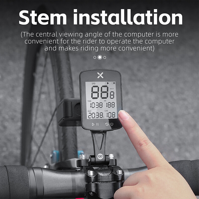 WEST BIKING-Support de chronomètre de vélo en alliage d'aluminium, angle réglable, support rapide d'ordinateur pour Garmin Bryton Cateye, cyclisme
