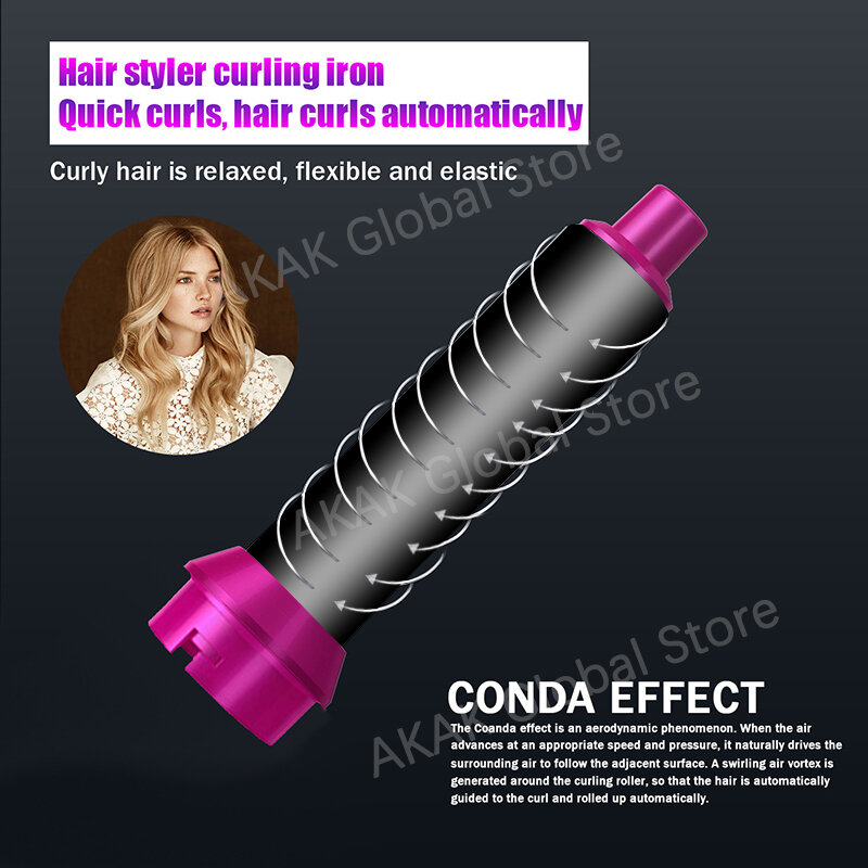 5 in 1 Hair Dryer Heat Comb Automatic Hair Curler Professional  Hair Straightener Styling Tools Hair Dryer Household