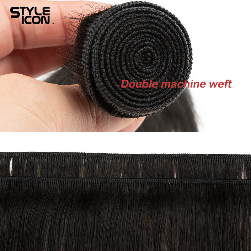 Парик Из прямых волос Styleicon, 6 шт., плюс один красочный парик, сделан из одного плотного парика, оптовая цена