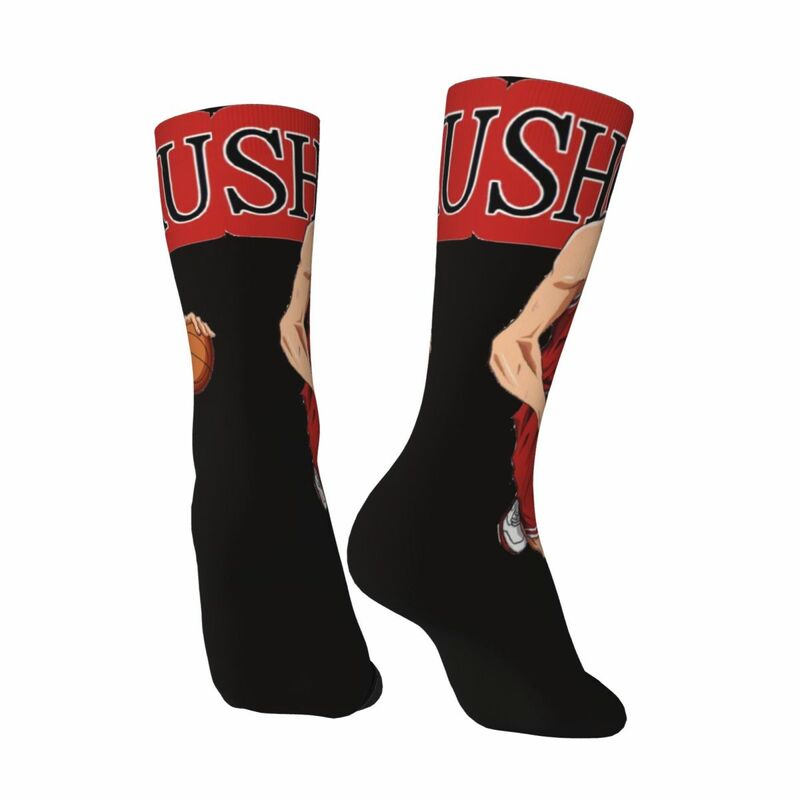 Slamdunk-calcetines felices Shohoku para hombre y mujer, medias a prueba de viento, novedad, primavera, verano, otoño e invierno, regalo