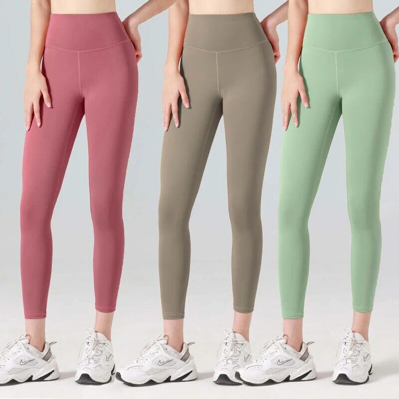 Lulu Yoga Pants Women'S Tight Slimming Legs And Hips Sports Fitness Pants Abdominal Control Tight Yoga Pants Wholesale Creation