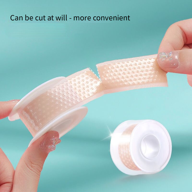 Adesivos invisíveis de calcanhar de silicone biônico para mulheres, protetores antidesgaste, cuidados com os pés, ajustar o tamanho, acessórios para tênis