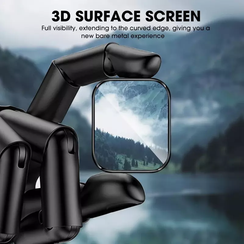 Película protectora para Apple Watch Ultra 2, Protector de cristal de pantalla HD de 49mm, 9, 8, 7, 45mm, 41mm, carcasa suave para iWatch 6, 5, 4, SE2, 44mm, 42mm, 40mm