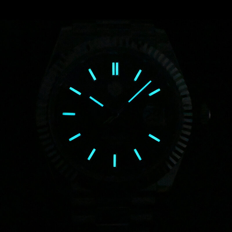 2022 San Martin 40MM mężczyźni automatyczne mechaniczne zegarki MOP Retro luksusowe Sapphire PT5000 rzeźba karbowany Bezel 10Bar Reloj Hombre
