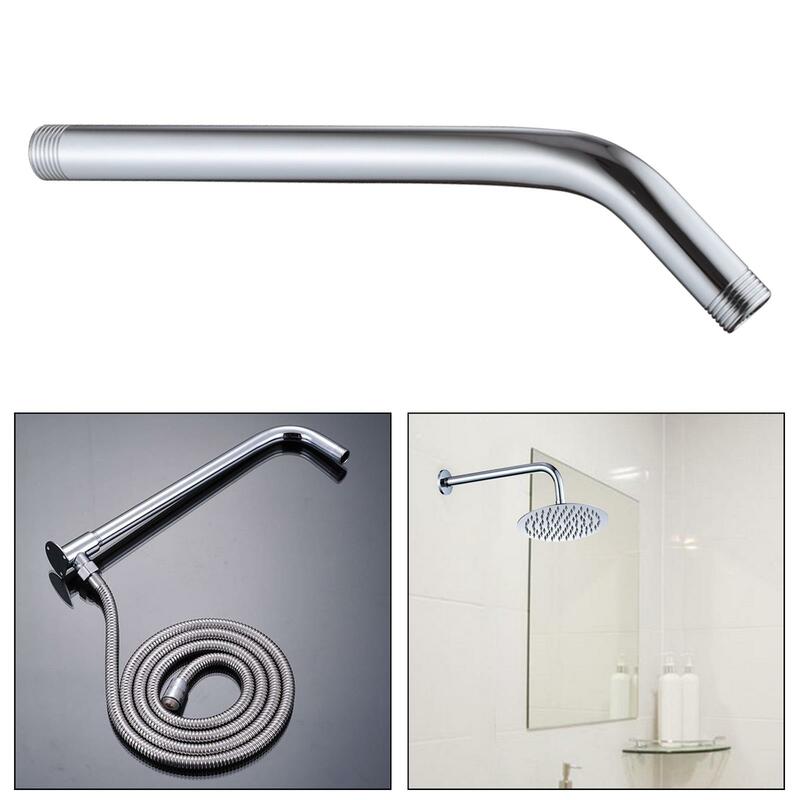 Extensión de Brazo de ducha, accesorios de boquilla de ducha, tubo de extensión de grifo, adaptador de cabezal de ducha de baño duradero, fácil de instalar