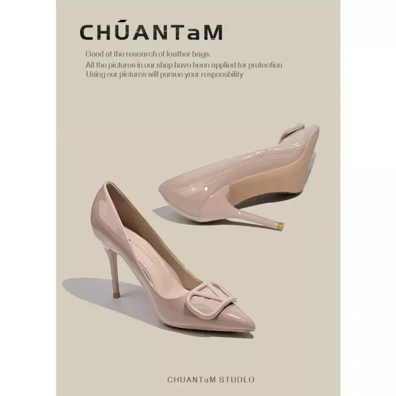 Zapatos de tacón alto con punta estrecha para mujer, Calzado cómodo y elegante, Sexy, a la moda, para fiesta, 2023