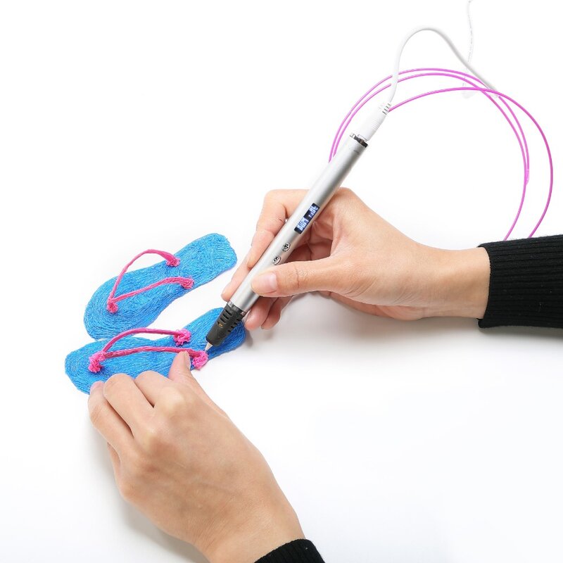3D Bút Scribble Bút OLED PLA ABS Dây Tóc 3D Máy In Quà Giáng Sinh Lapiz 3D Bút In Cho Trường Học 3D Bút Chì tiện Ích