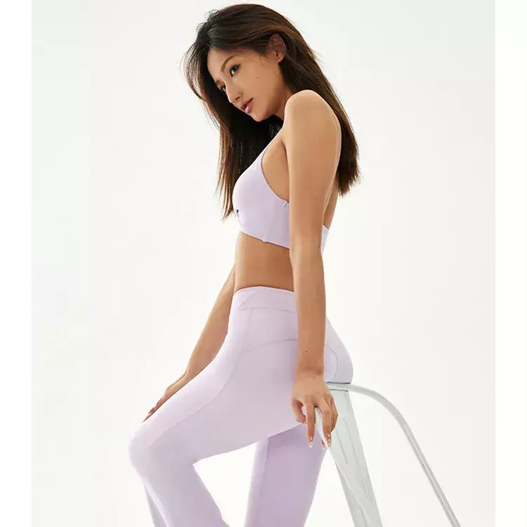 22 Fitness Yoga Wear Set di pantaloni da corsa con gilet sportivo confortevole da donna