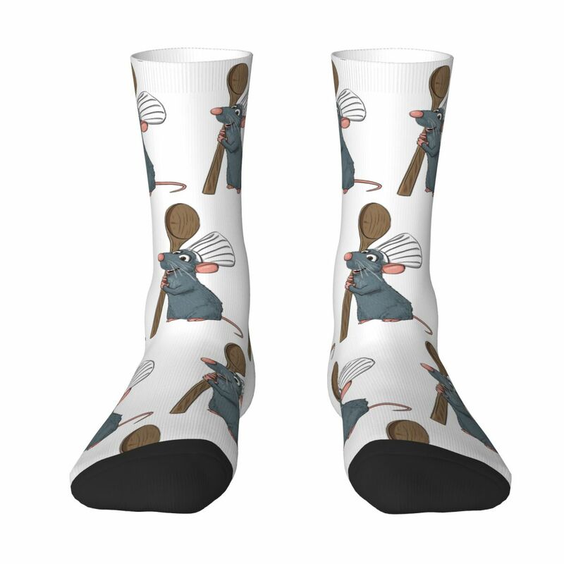 Remy The Little Chef From Ratatouille Socks Harajuku Super Soft Stockings All Season Long Socks Accessories for Man Woman Gifts