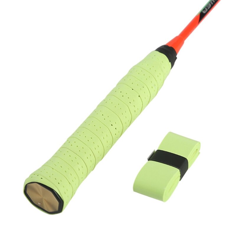 10 pezzi Manopole per racchette da tennis Fascia antisudore antiscivolo Presa da badminton Overgrip da tennis Nastro da