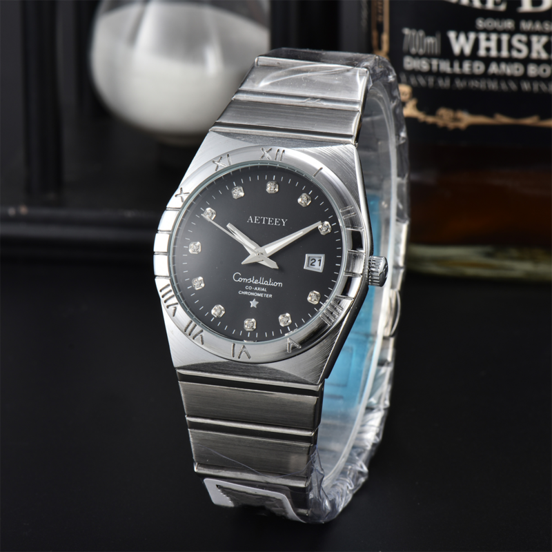 Trendy Diamond Style Quartz Women Watches for Men 28MM/40MM Luxury Wristwatch Daily Waterproof Automatic Date Hot AAA Male Clock