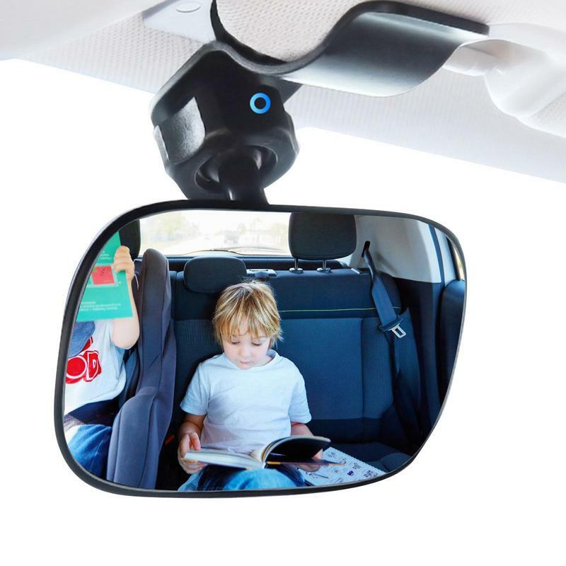 กระจกมองหลังสำหรับเด็กทารกกระจกมองหลังเพื่อความปลอดภัยในรถยนต์จอภาพความปลอดภัยสำหรับเด็ก