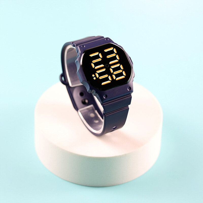 Layar besar jam tangan olahraga jam tangan siswa jam tangan gelang olahraga untuk siswa anak-anak belajar memakai B88