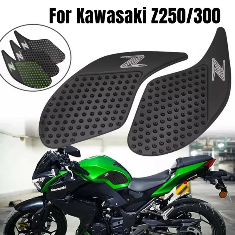 ل Kawasaki Z250 Z300 EX-300 خزان الوقود المضادة للانزلاق ملصقات حماية الجانب ملصقات دراجة نارية ملصقا الملحقات