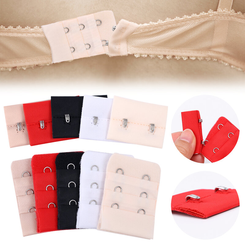 2/3/4 ganchos clipe expansor intimate 1pc mulheres sutiã cinta extensores underwear ajustável fivela de cinto elástico